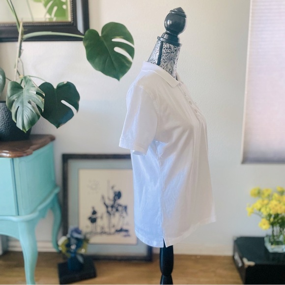 Prada Piqué Slim Fit Short-Sleeved Cotton Spread Collar Polo Shirt Size XL - Picture 3 of 10